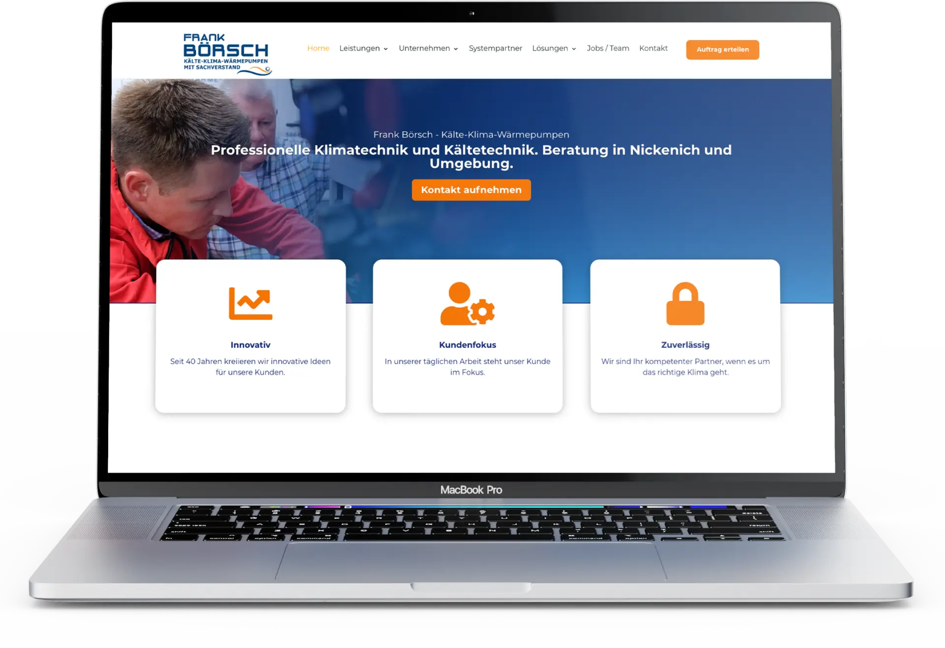Webdesign Frank Börsch Kälte-Klima-Wärmepumpen